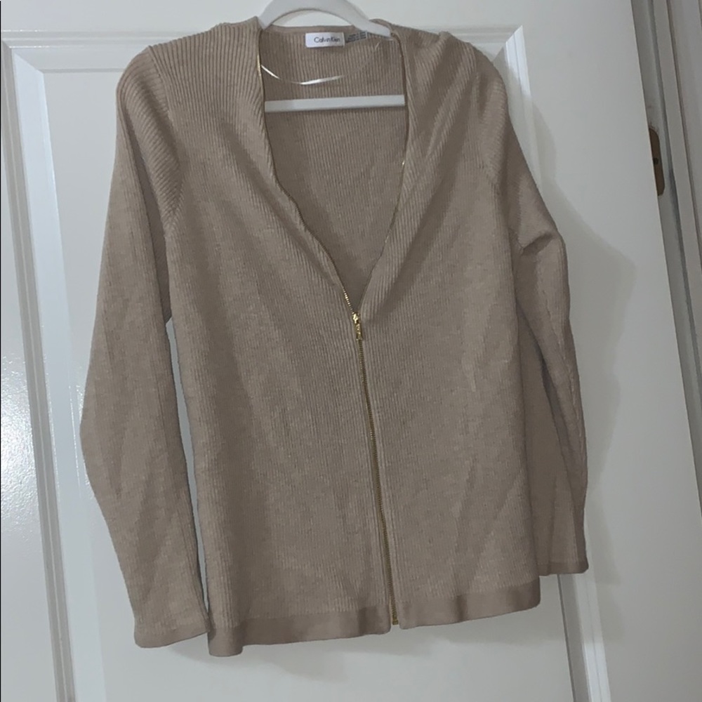 Ran Calvin Klein zip up jacket